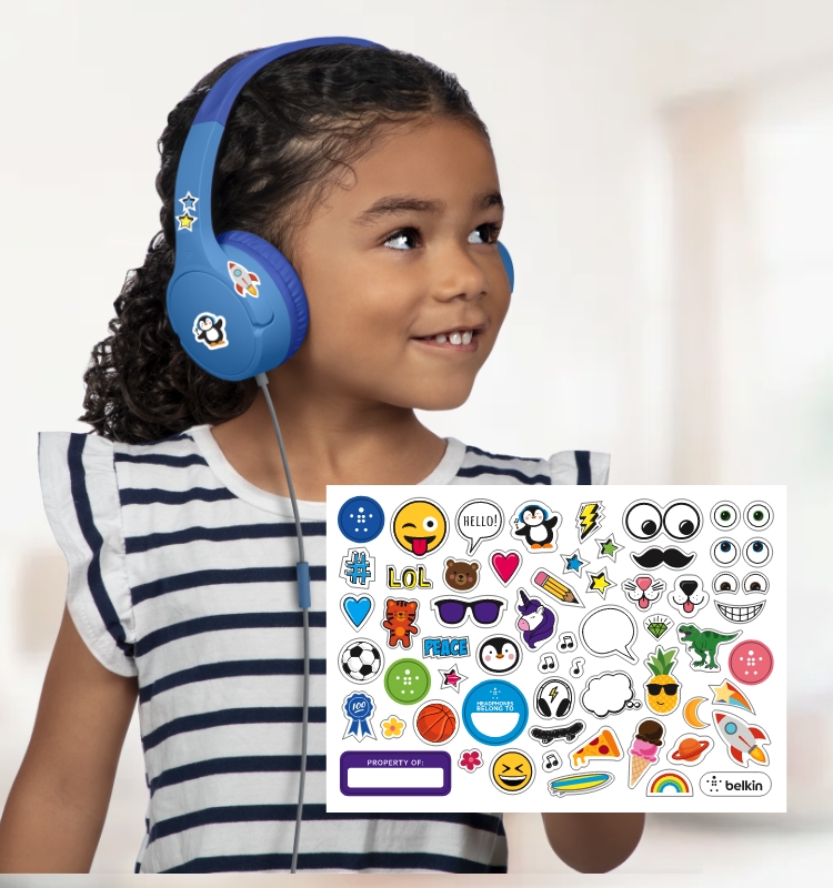SoundForm Mini Wired On-Ear Headphones for Kids