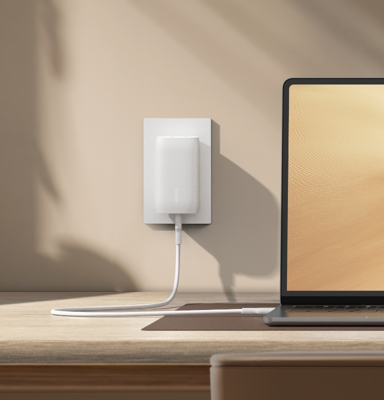 Plug it all in with 3x USB-C  ports, giving 65W of total power for your devices or 67W single port use for your laptop. | Belkin