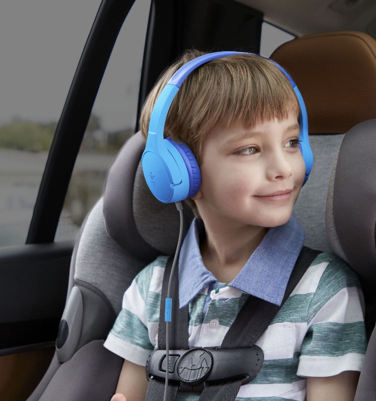 Nabevi Casque Audio Enfant, Casque Audio Enfant Filaire avec Microphone,  85/94dB Limite de Volume, Qualité Sonore HD, Fonction de Partage, Casque  Enfant Pliable pour École/Voyage/PC/Téléphone, Bleu : : High-Tech