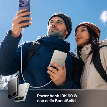 Ricarica i tuoi dispositivi in movimento con power bank portatili