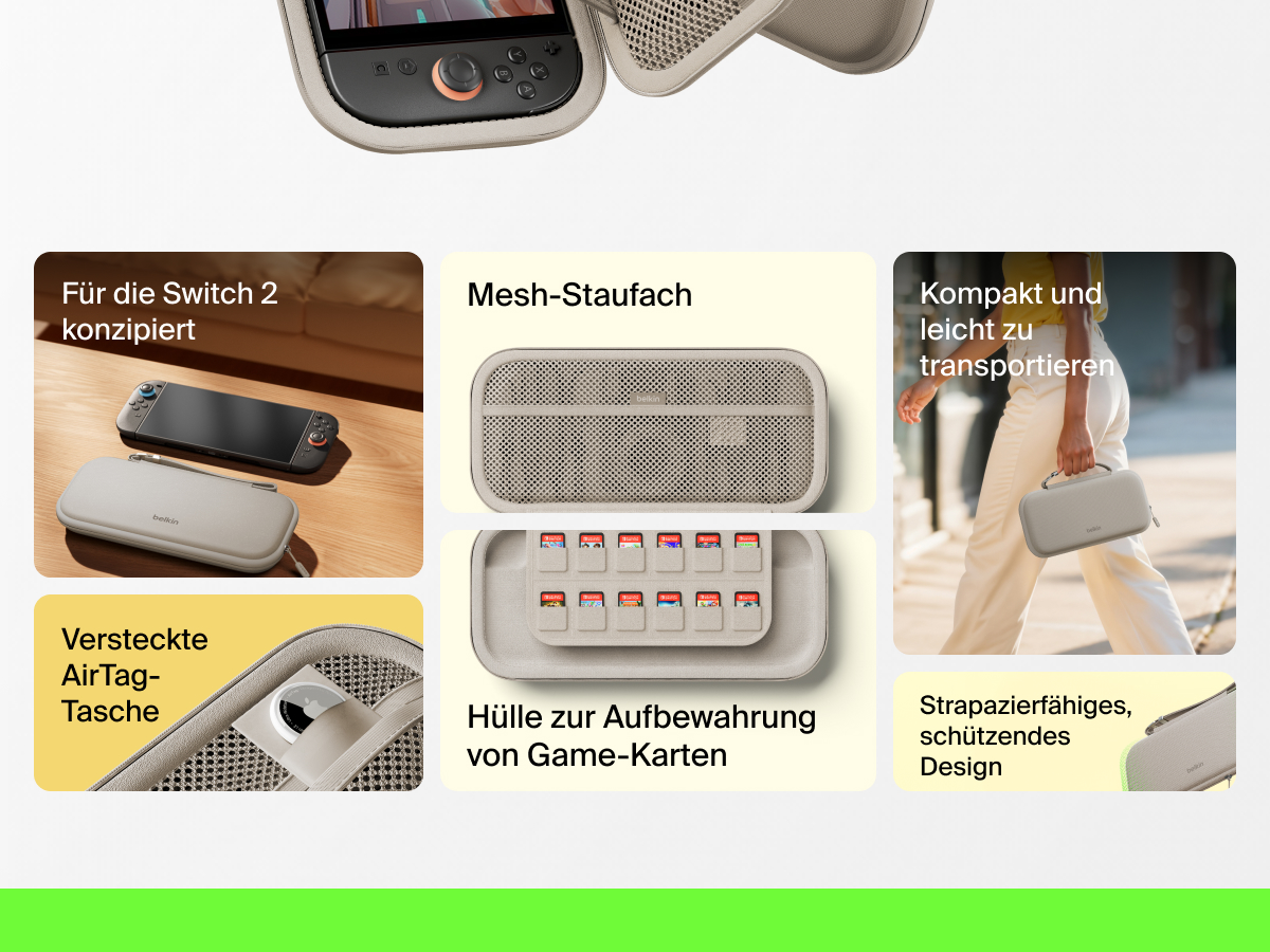 Image d'un socle de recharge 3-en-1 aimant&eacute; et compacte Belkin BoostCharge rechargeant un iPhone, une Apple Watch et des AirPods avec la recharge sans fil rapide Qi2.