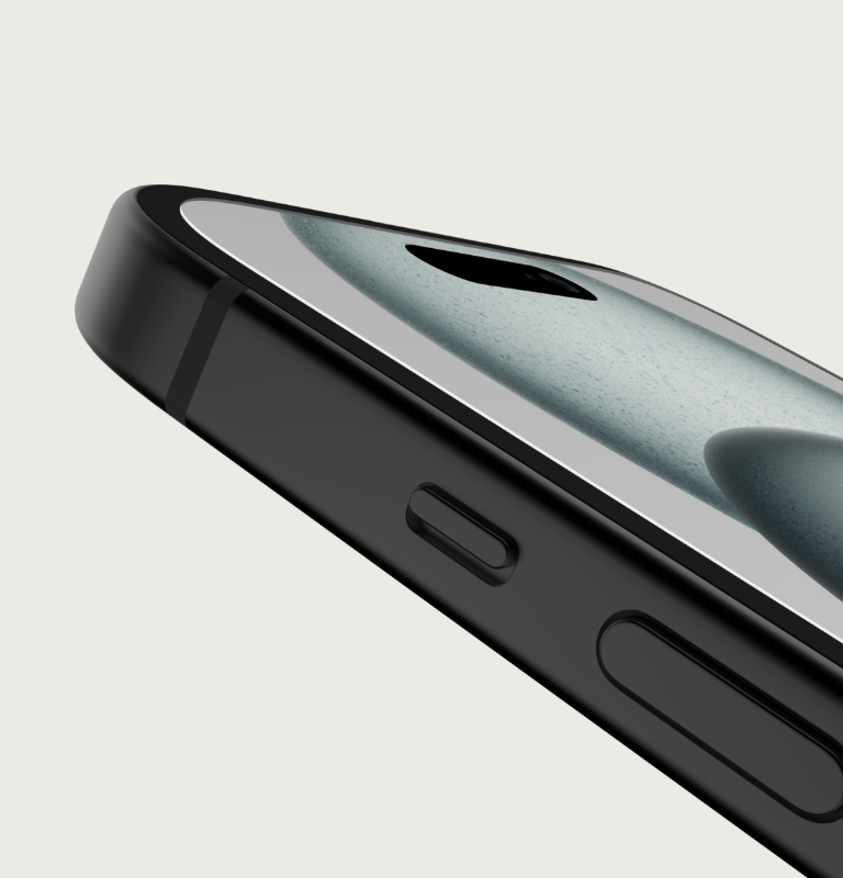 TemperedGlass Treated Screen Protector for iPhone 15