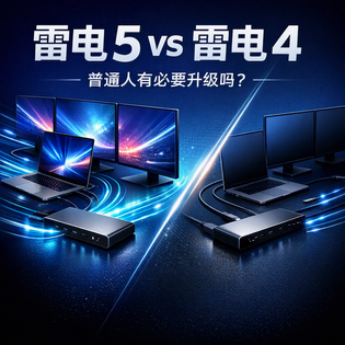 Thunderbolt 5 比 Thunderbolt 4 强在哪里，普通人有必要买吗？