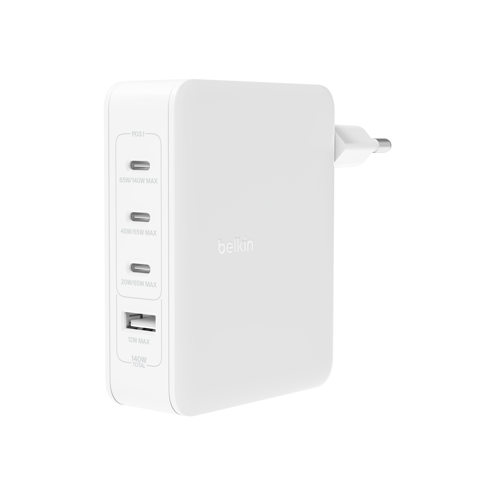 140W 4-Port GaN Wall Charger
