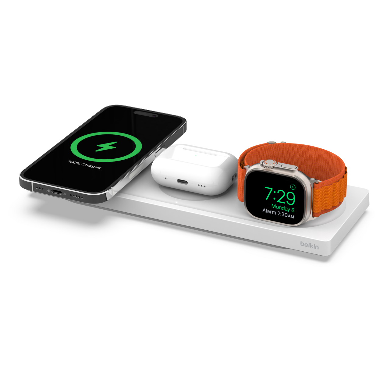 Kabelloses 3-in-1-Ladegerät mit offizieller MagSafe 