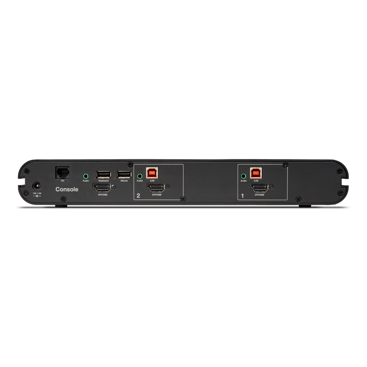 Universal Secure KVM Switch, 2Port Single Head No CAC Belkin