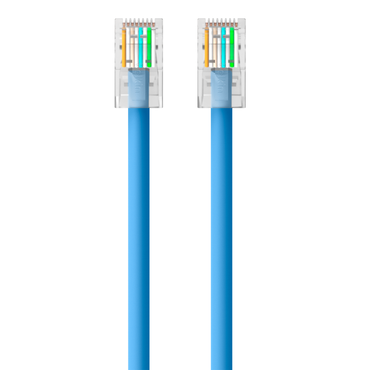 ING-Cable de interconexión Belkin Cat6-red masculino RJ-45-10ft-Azul RoHS 