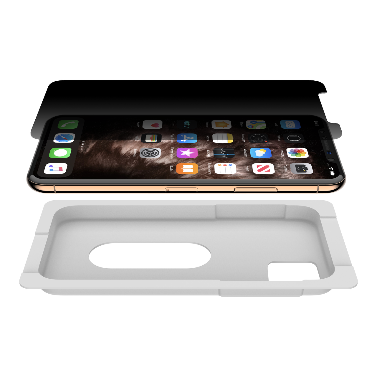 Tempered Glass Privacy Screen Protector for iPhone 11 Belkin