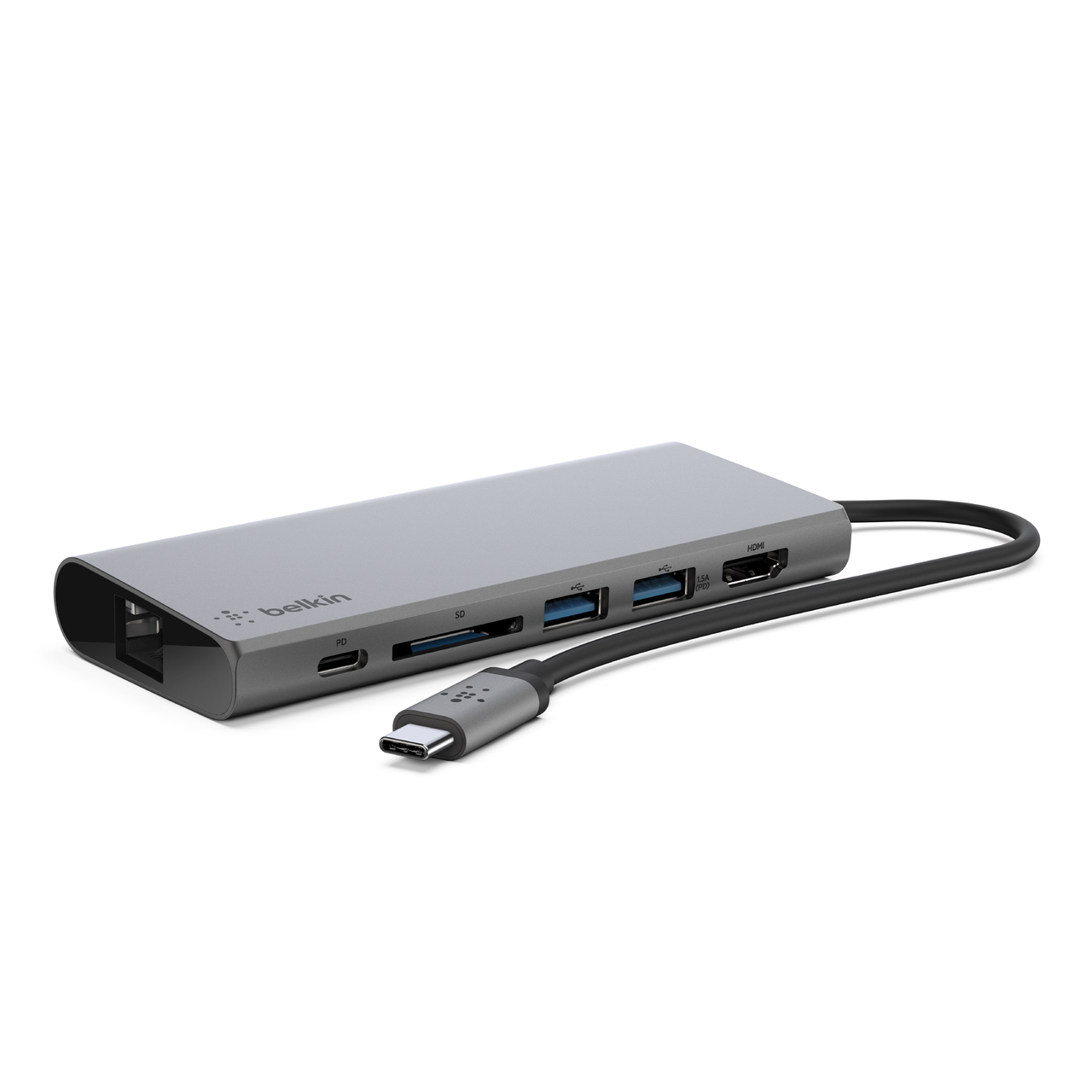 USB C Power Hub with Ethernet Port Belkin US