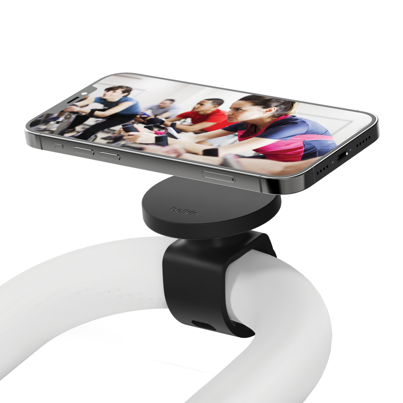 Support de table avec fonction de recharge pour iPhone avec