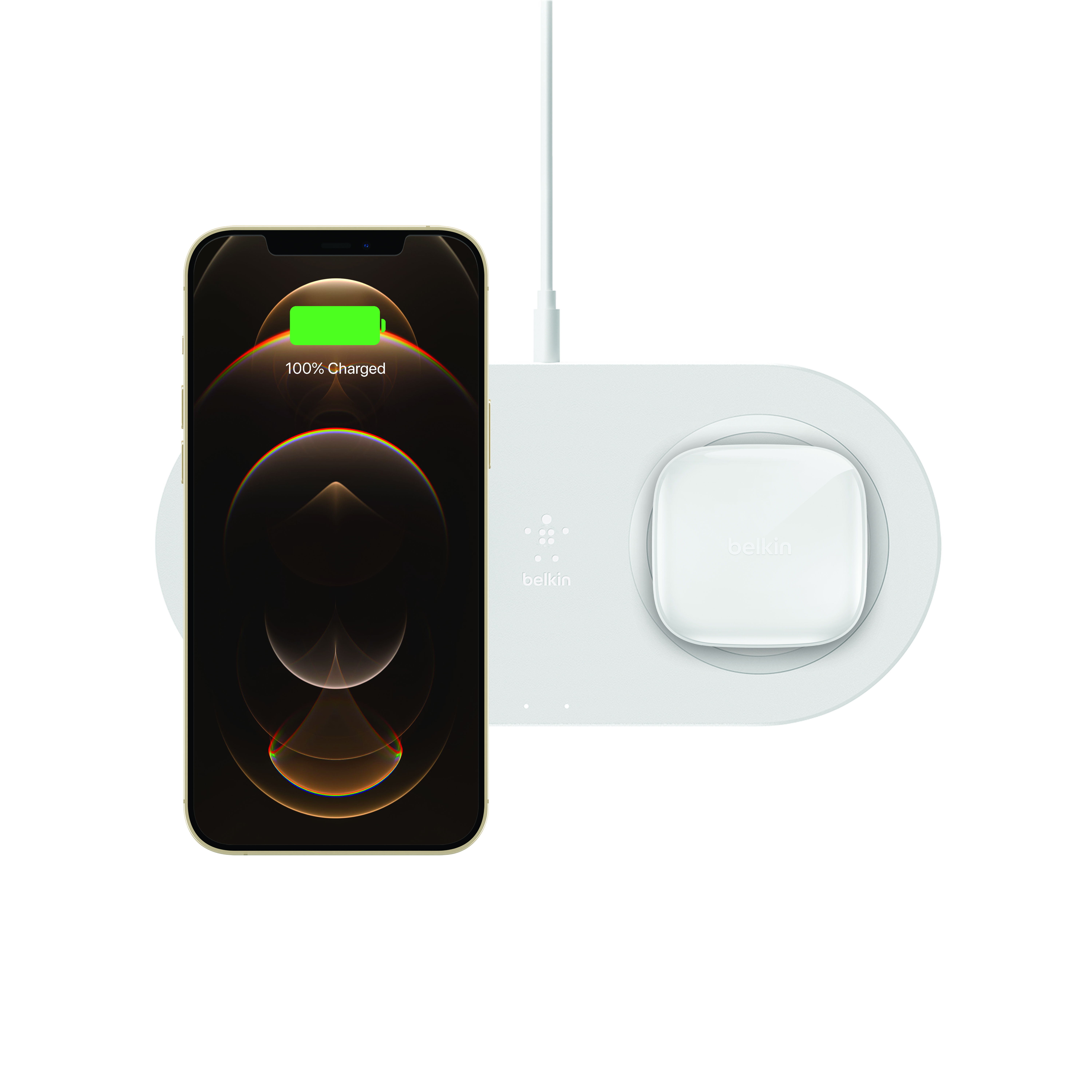 Universal earbud store charger