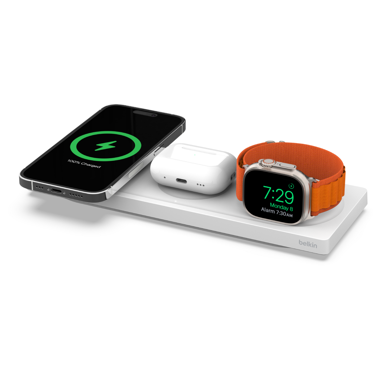 3-in-1 Wireless Charging Pad with Official MagSafe Charging 15W | Belkin US  | Belkin: US