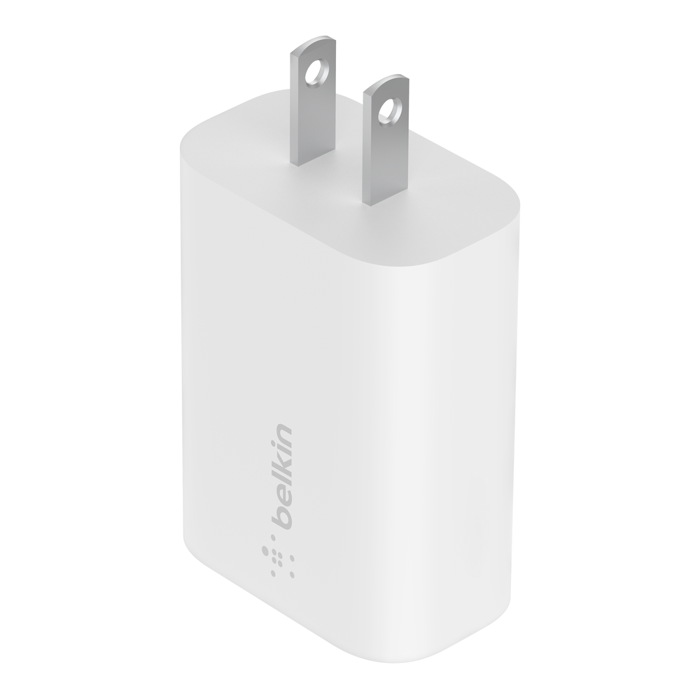 Belkin BoostCharge USB-C PD 3.0 PPS Wall Charger 25W, White