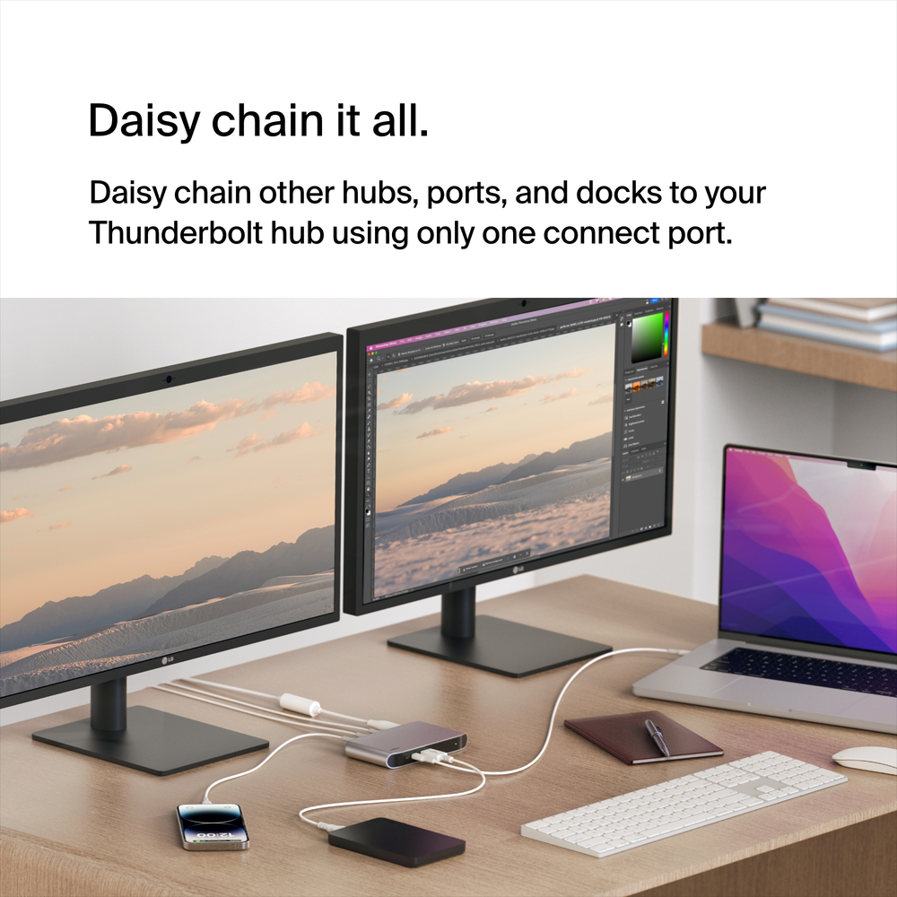 Thunderbolt 4 5-in-1 USB-C Docking Station | Belkin US