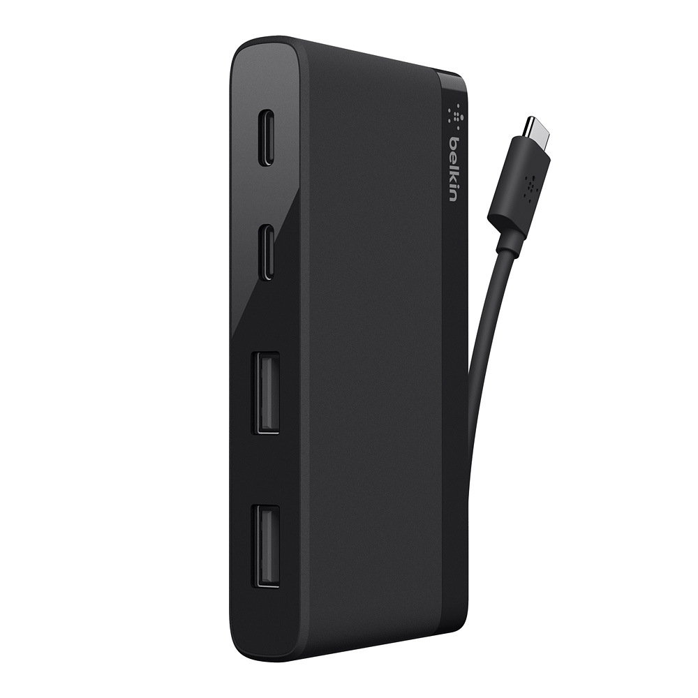 draad overal lanthaan USB-C + USB-A 4 Port Mini Port Expansion Hub | Belkin | Belkin: US