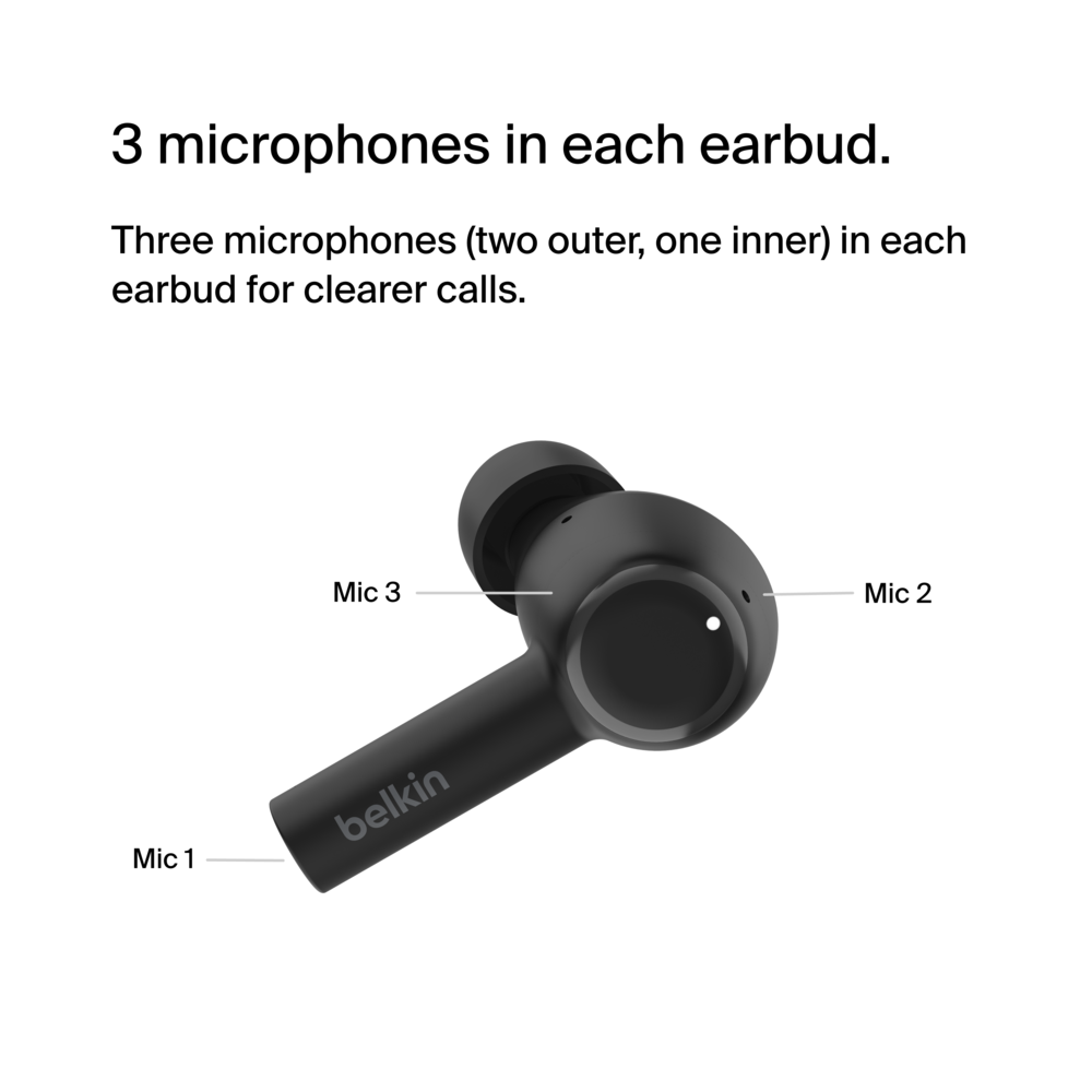 Wireless earbuds with mic noise cancelling online