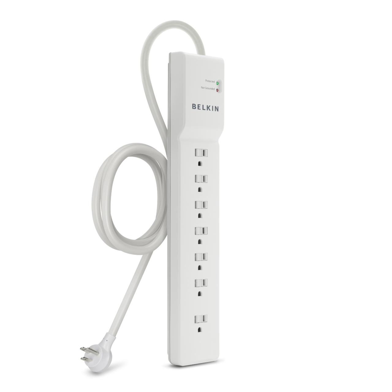 7-Outlet Commercial Surge Protector 7' Cord