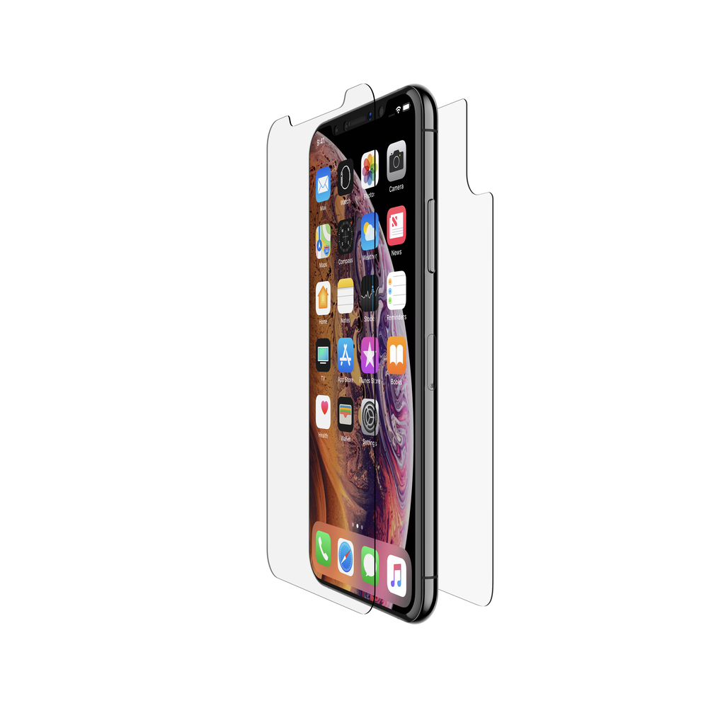InvisiGlass™ Ultra Front and Back Protection for iPhone X / XS