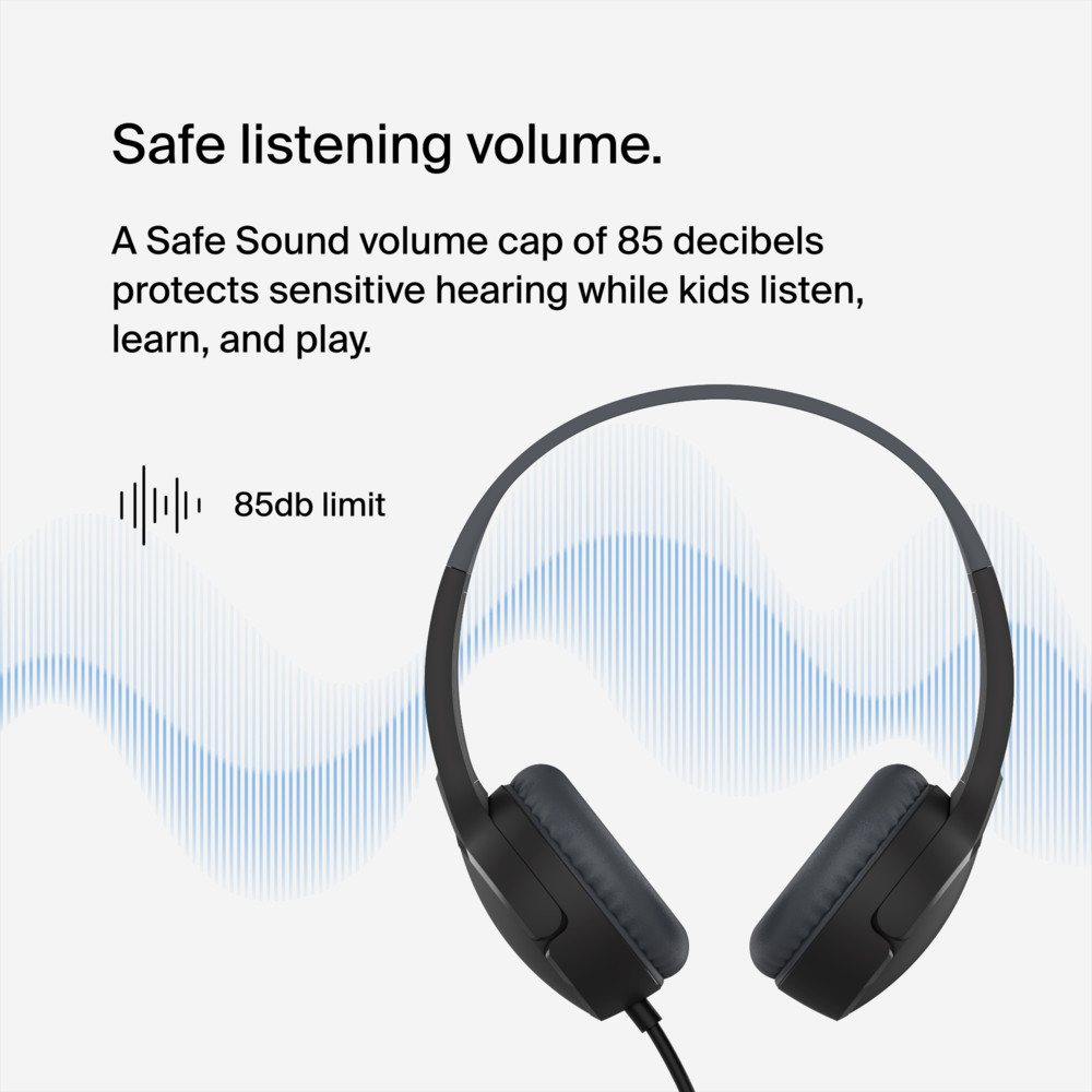 SoundForm Mini Wired On Ear Headphones for Kids Belkin US Belkin US