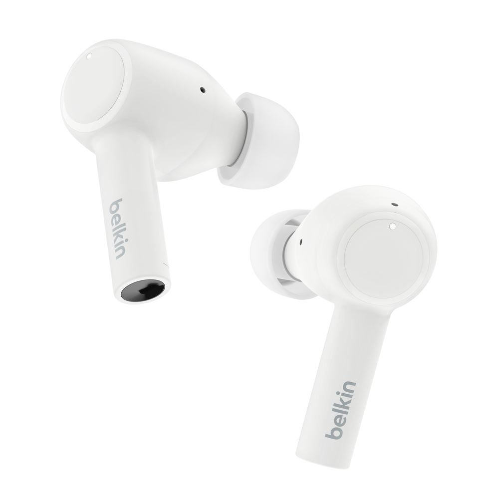 Belkin SoundForm Pulse Noise Cancelling Earbuds, White