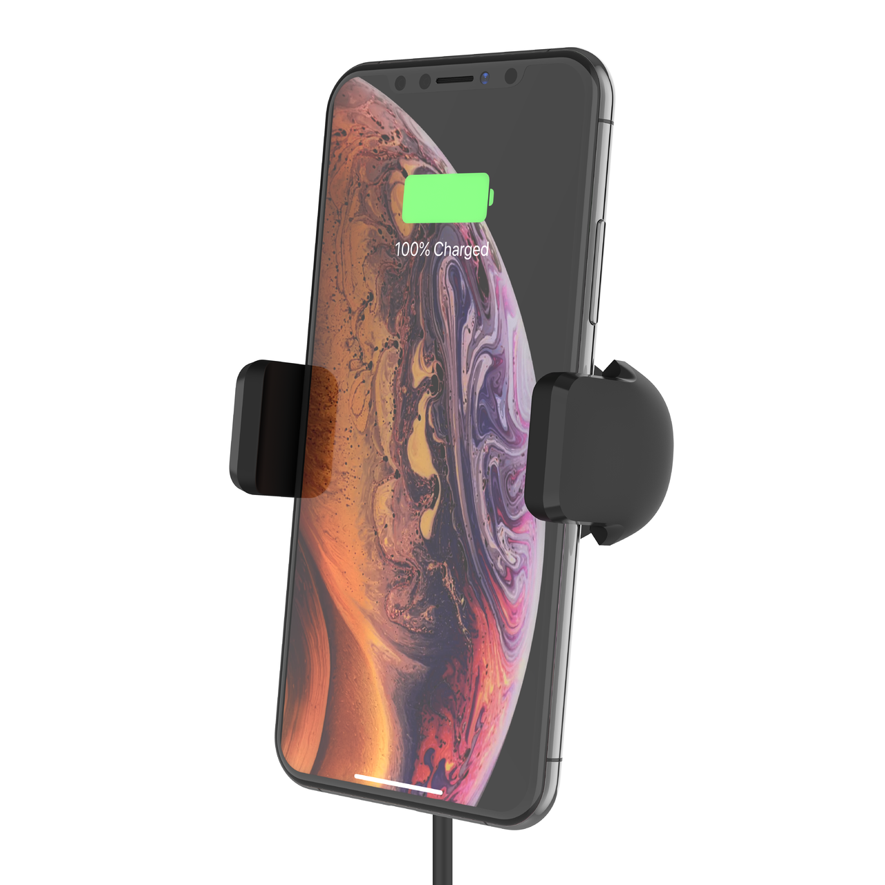 Wireless Car Charger - 10W Fast Charging, Vent Mount