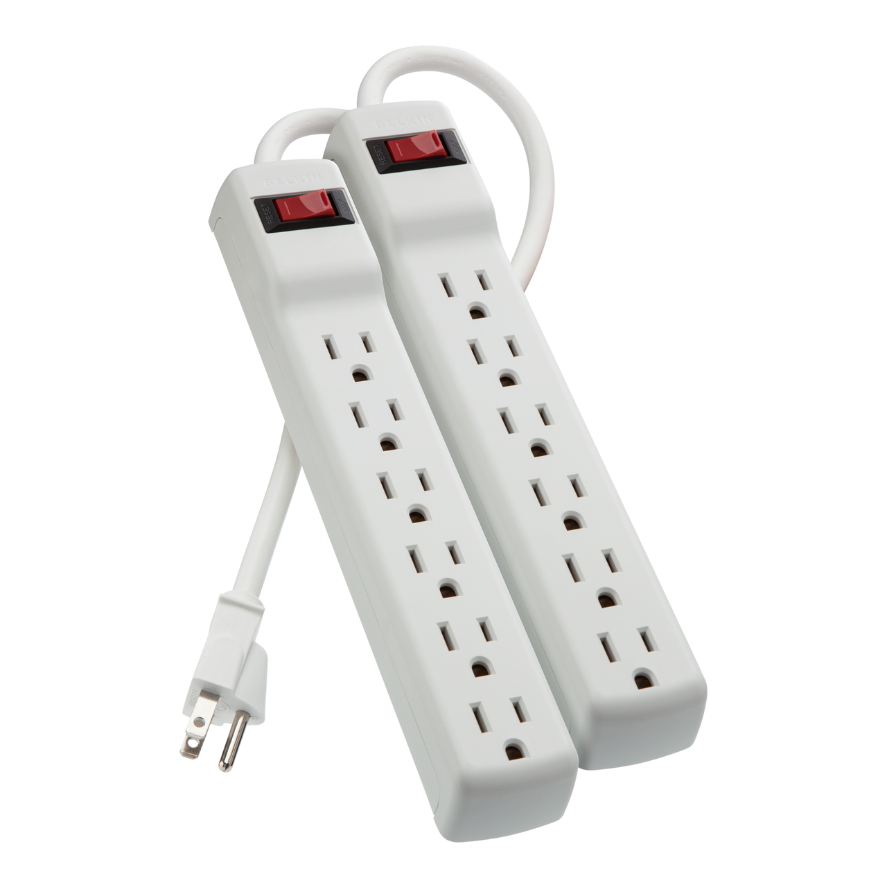 Belkin Surge guard 4 Way Extension Lead Cable Electric Plug Socket UK Mains Power 
