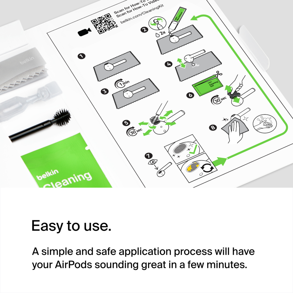 AirPods Cleaning Kit for AirPods Generation 1 3 Belkin US