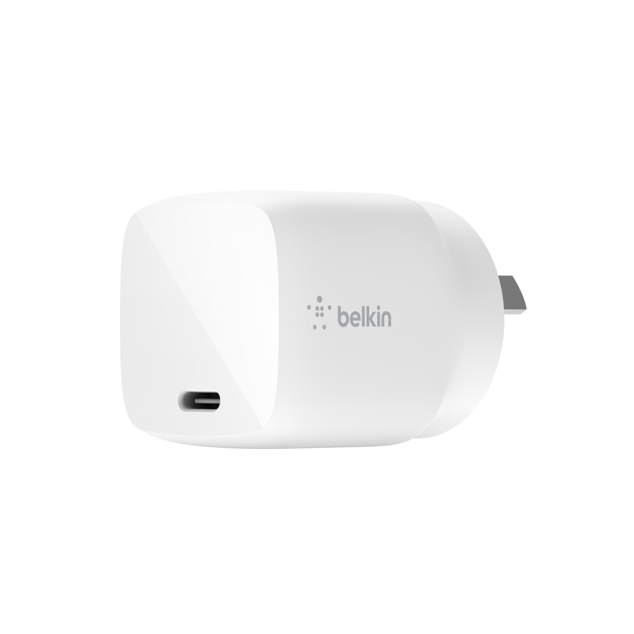 CARICABATTERIE Belkin USB-C 30W PD caricamento rapido GAN Nitruro di spina pieghevole MacBook 