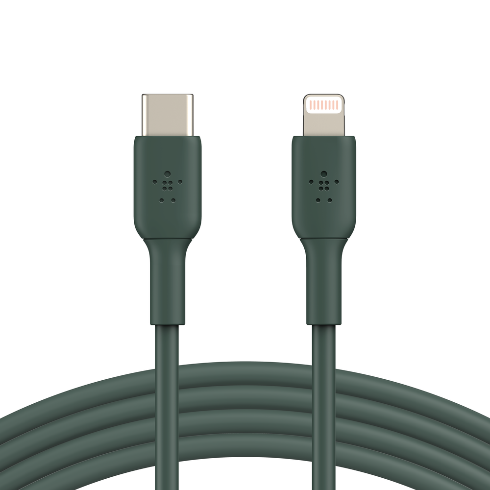 USB-C to Lightning Cable (1m / 3.3ft, Midnight Green)