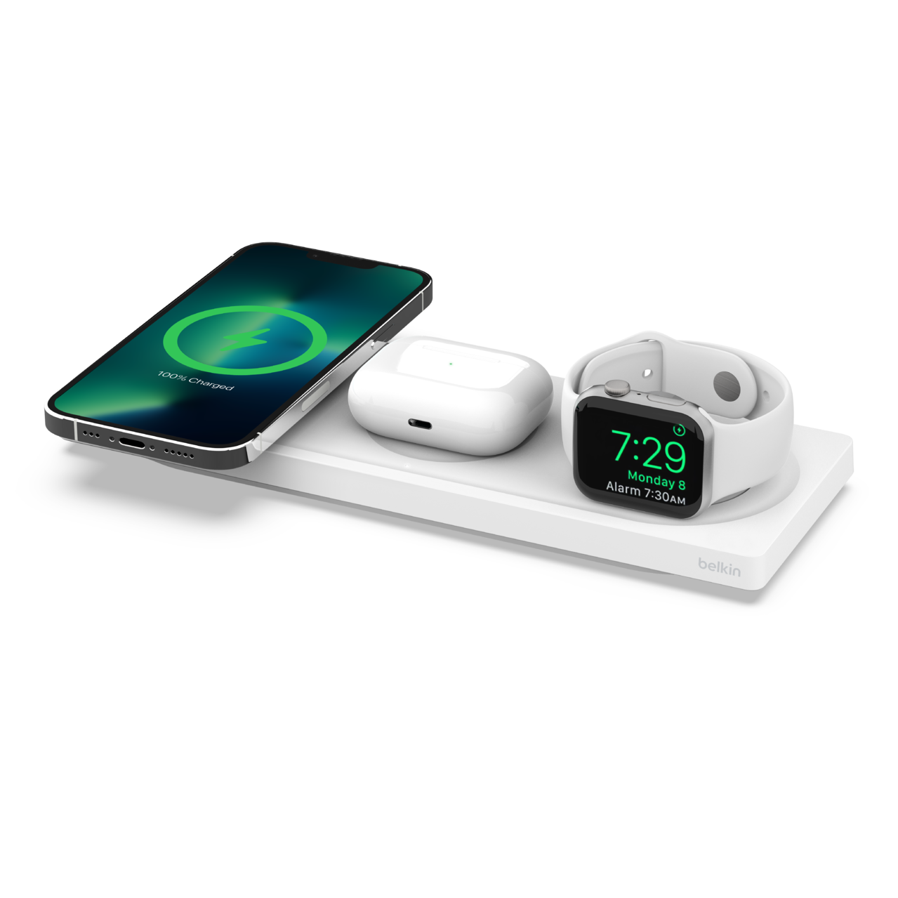 until now Arrangement slide 3-in-1 Wireless Charging Pad with MagSafe | Belkin: US