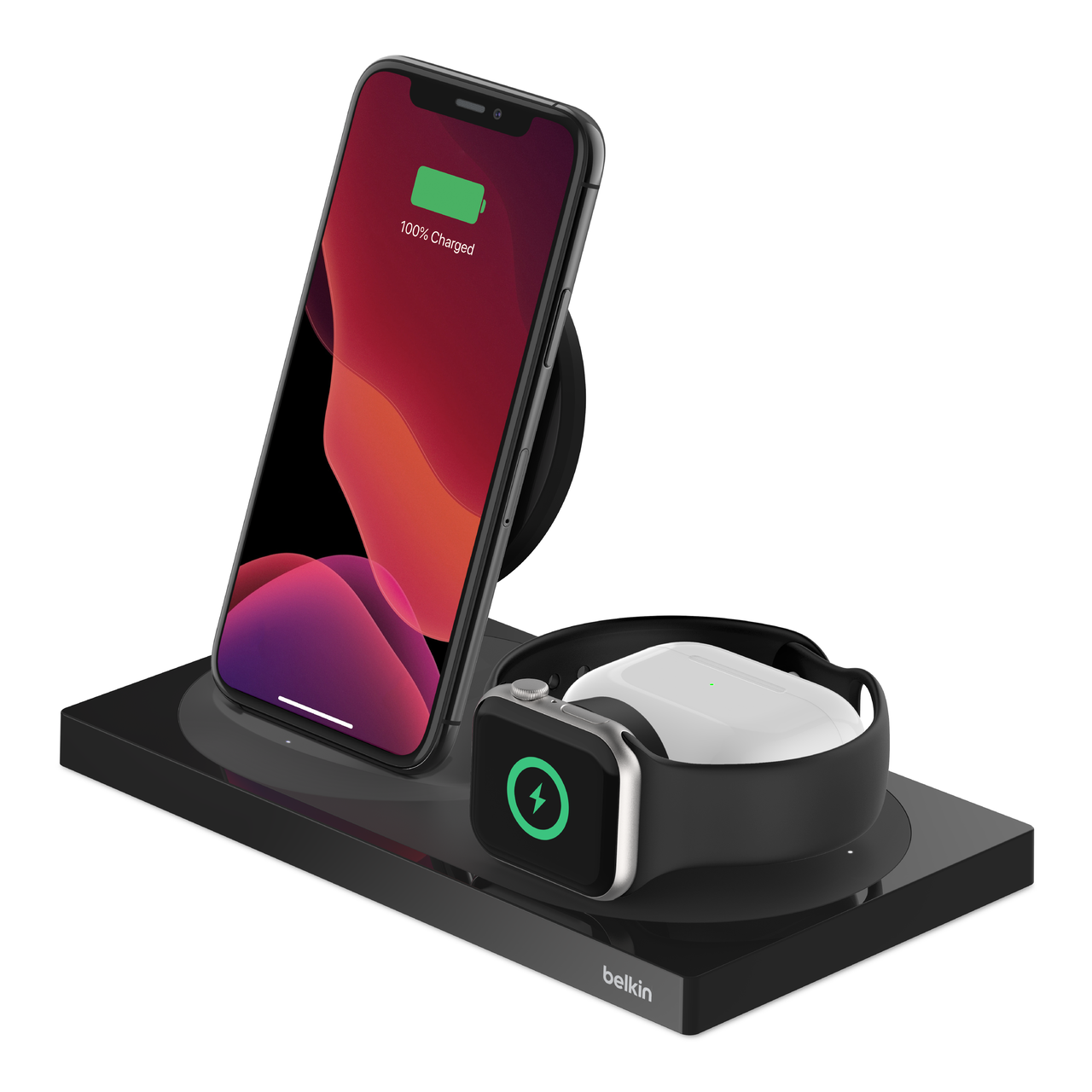 thumbnail image 2 of Belkin BoostUp Special Edition 7.5W Wireless Charger - IPhone Optimized, White, Open Box 2 of 6