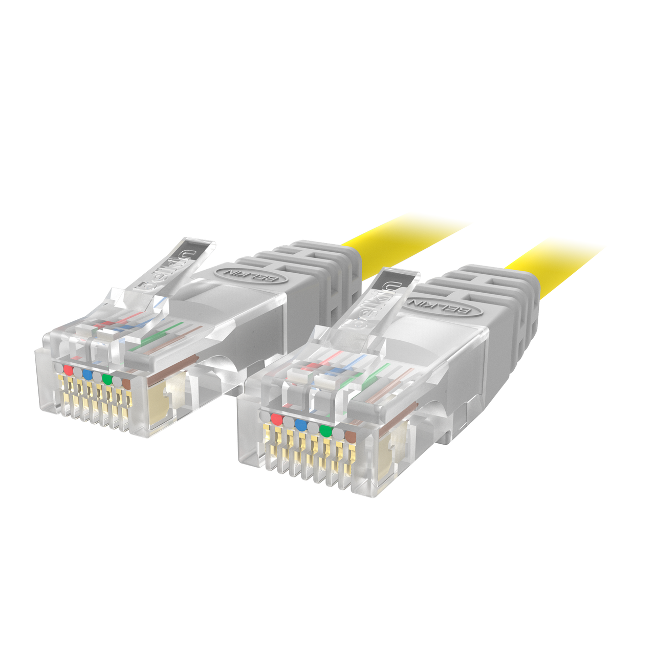 Câble Ethernet Cordon 5 FT environ 1.52 m Belkin Cat 5e Patch ECAT Violet 5-4PR-05-PU 