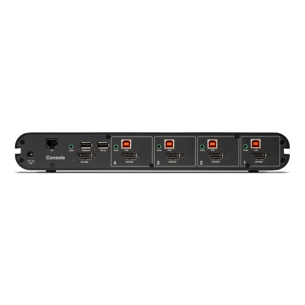 Universal Secure KVM Switch, 4Port Single Head No CAC Belkin