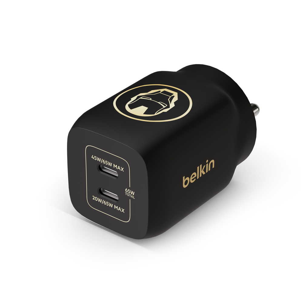 Dual USB-C GaN Wall Charger with PPS 65W (Marvel Collection)