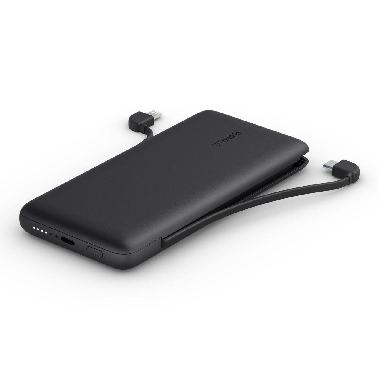 10K USB-C Power Bank with Integrated Cables | Belkin