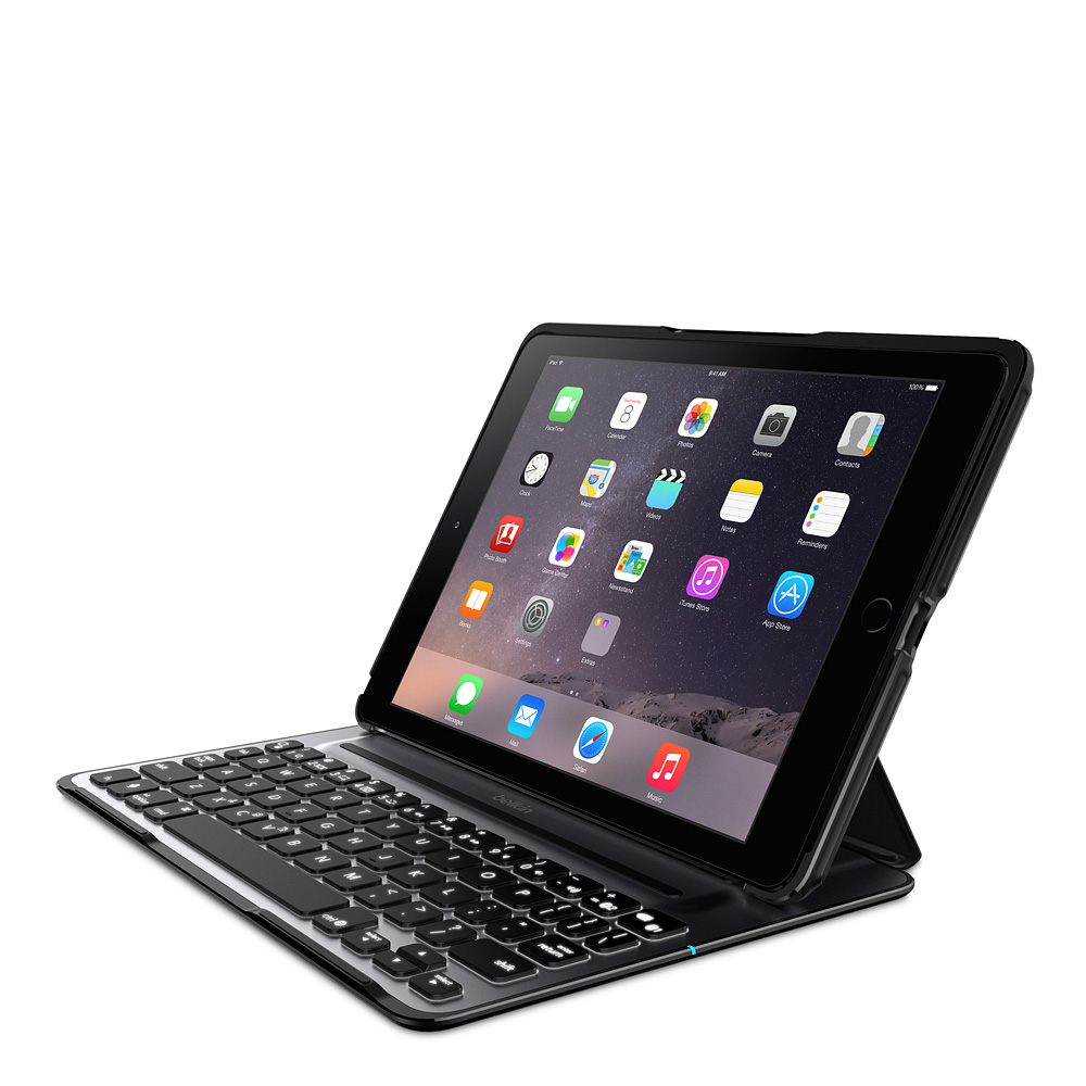 QODE&trade; Ultimate Pro Keyboard Case for iPad Air 2 (App enabled)