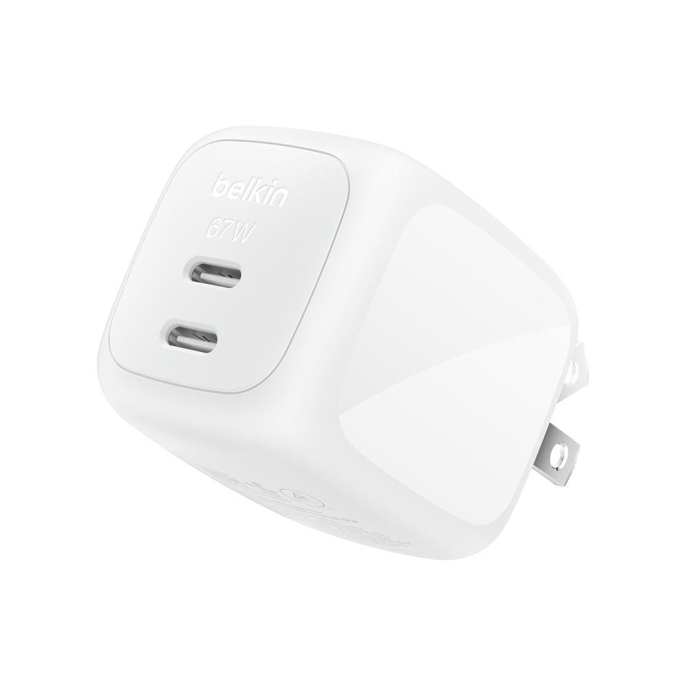 Belkin WCY003DQSL-WM VM 40W DUAL USB-C charger 20W X2 WHT