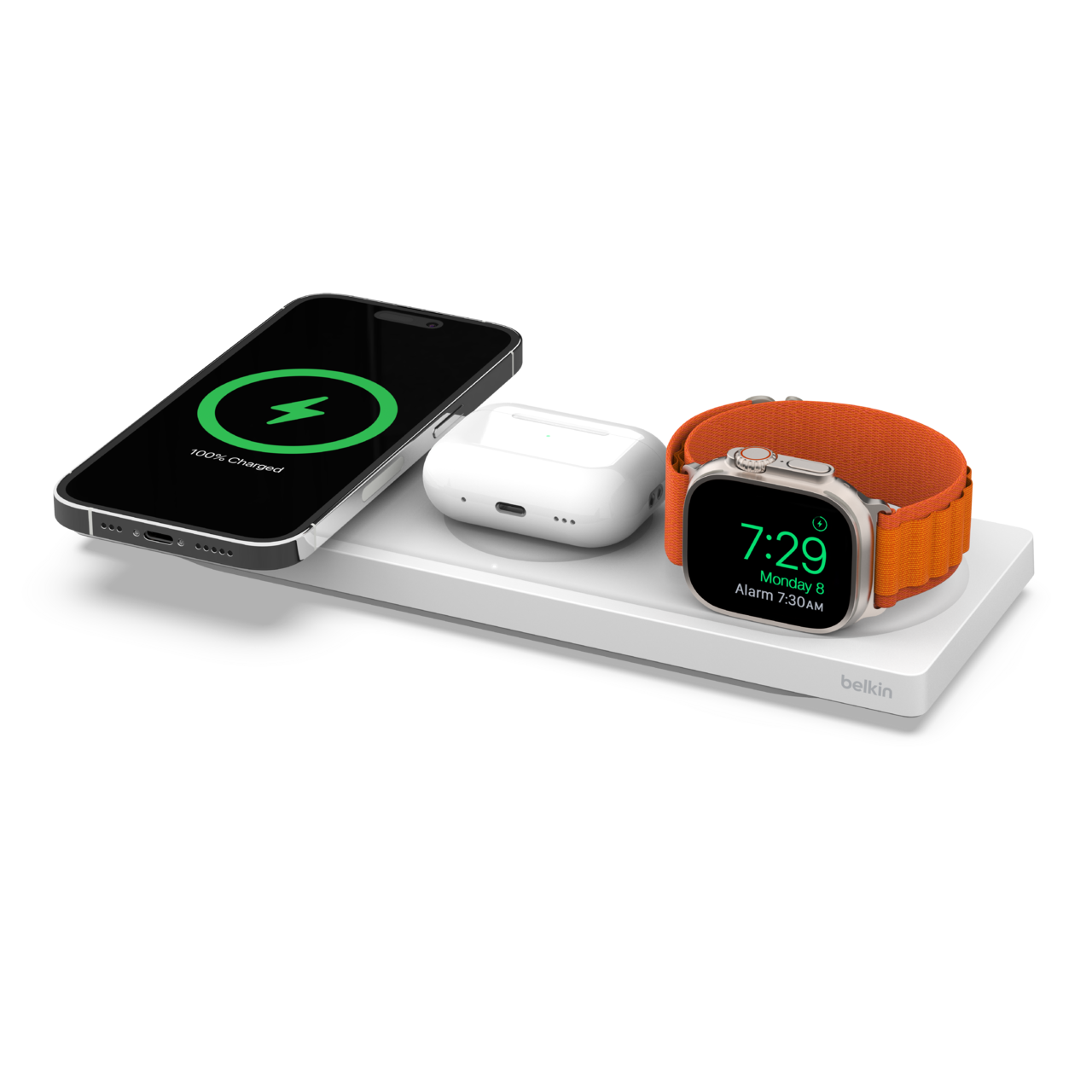 3-in-1 Wireless Charging Pad with Official MagSafe Charging 15W | Belkin US  | Belkin: US