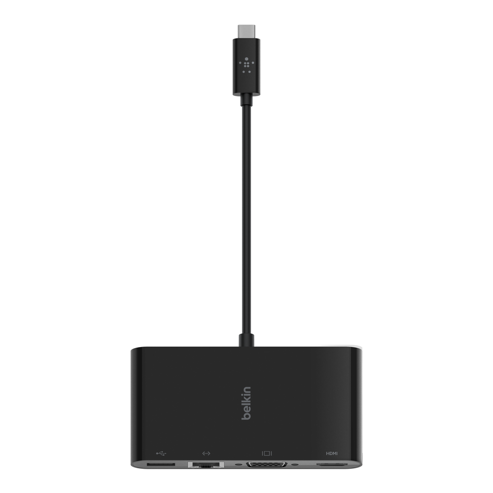 USB C Multimedia Adapter 4K HDMI Gigabit Ethernet VGA Belkin Belkin UK