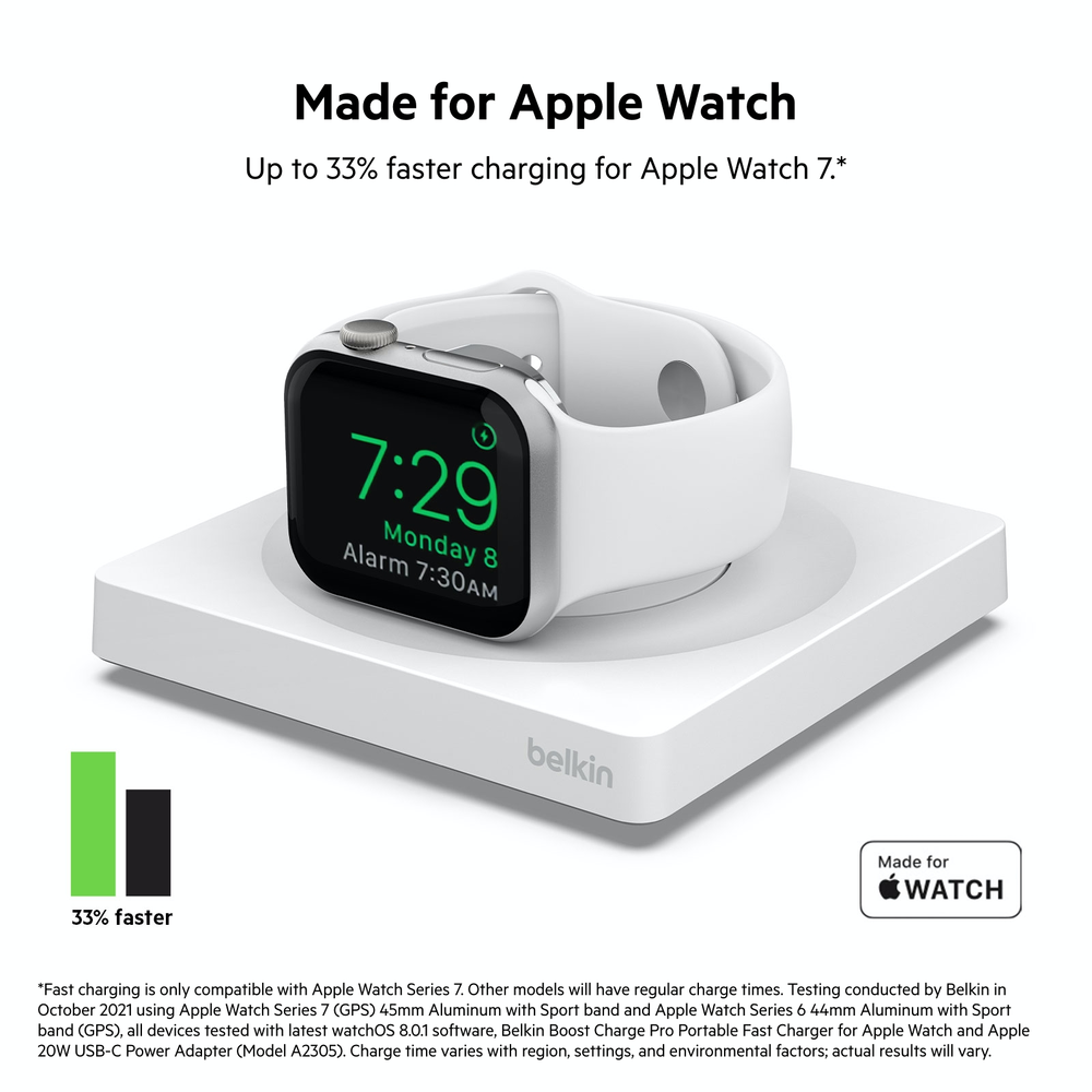 Portable Fast Charger for Apple Watch Belkin US