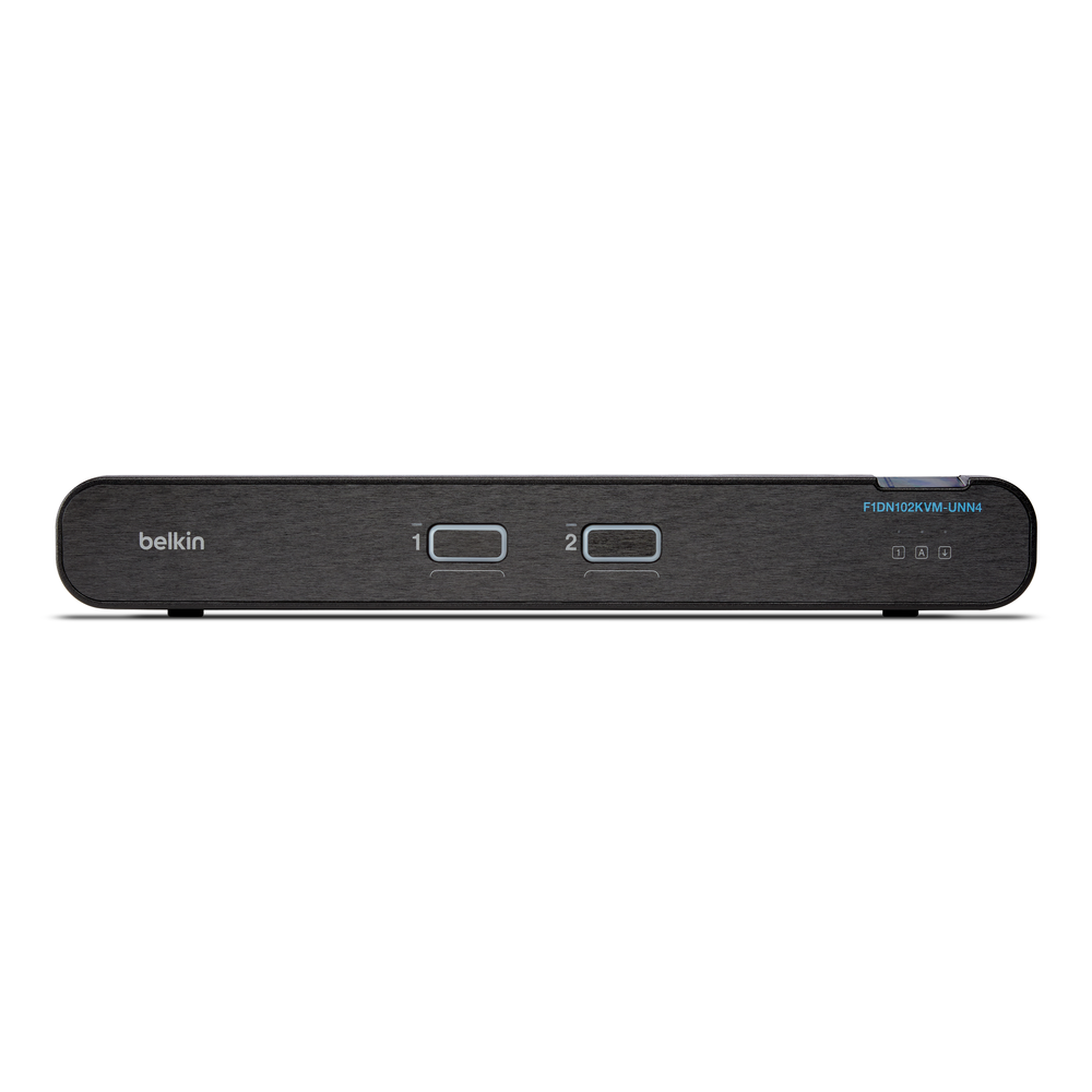 Universal Secure KVM Switch, 2-Port Single Head No CAC | Belkin US