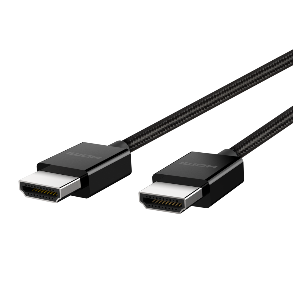 8K Ultra High Speed HDMI 2.1 Braided Cable HDR Belkin Belkin UK