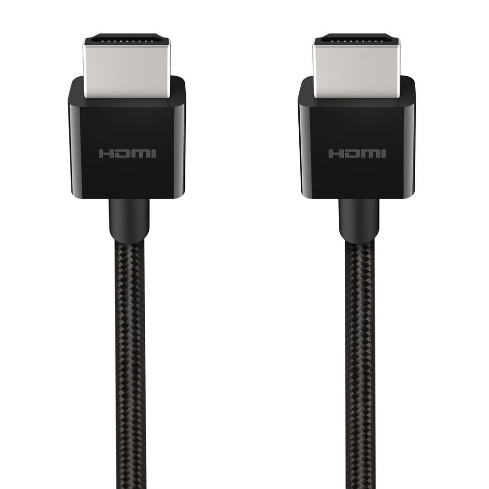 8K Ultra High Speed HDMI 2.1 Braided Cable HDR Belkin Belkin UK
