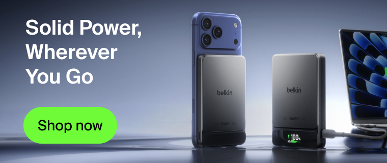 Solid Power, Wherever You Go with portable power banks for charging phones and laptops.